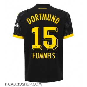 Borussia Dortmund Mats Hummels #15 Seconda Maglia 2023-24 Manica Corta